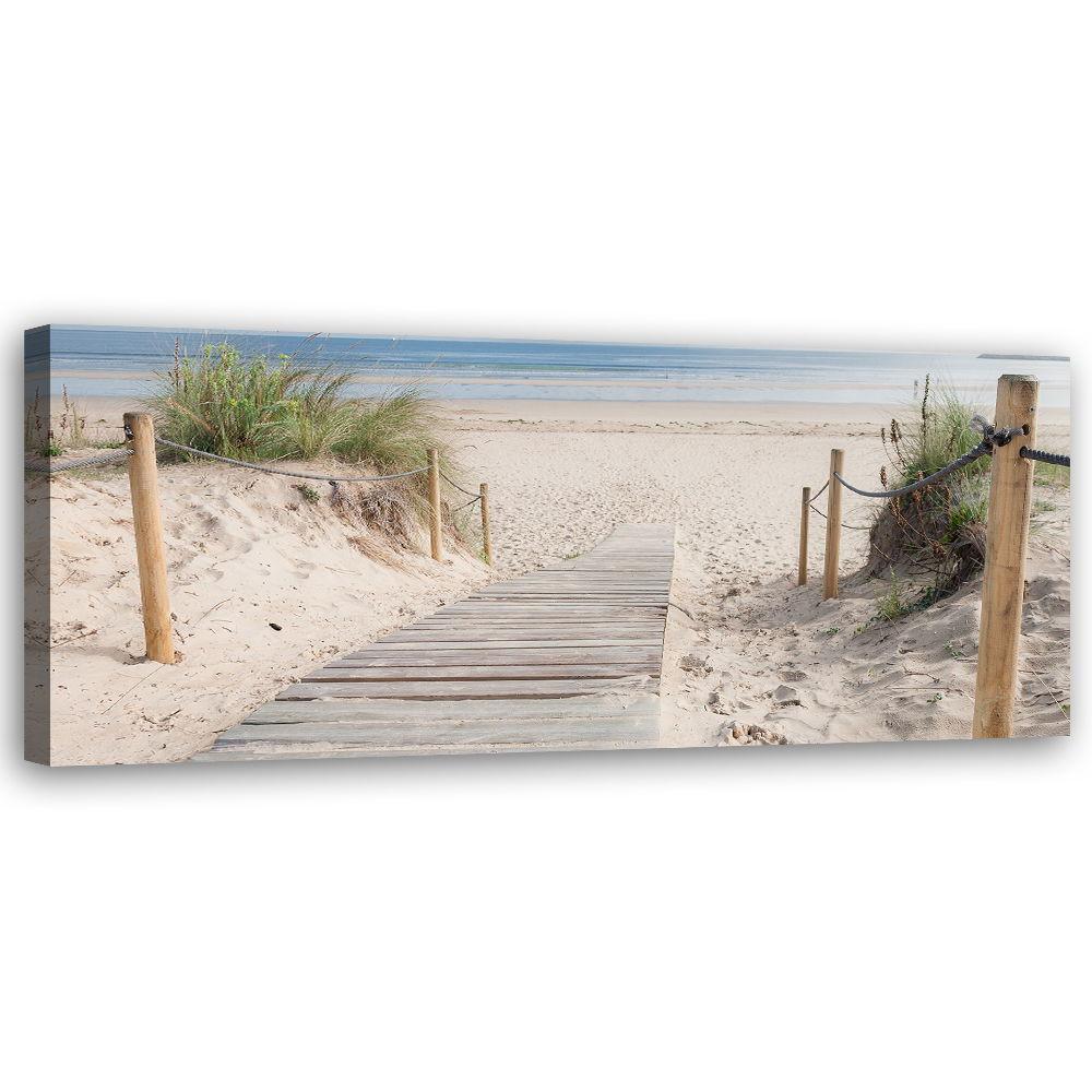 KUNSTDRUCK Beige 90/30 cm - Beige, Textil (90/30cm) - KUNSTLOFT
