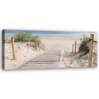KUNSTDRUCK Beige 90/30 cm - Beige, Textil (90/30cm) - KUNSTLOFT
