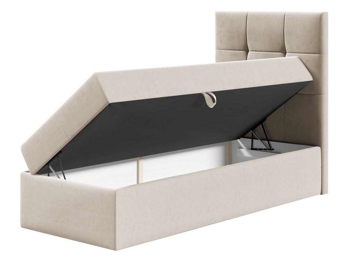 BOXBETT Mini 2, Seite zum Öffnen des Bettkastens: Rechts - H3 - Braun, Holz (90/200cm) - MIRJAN24