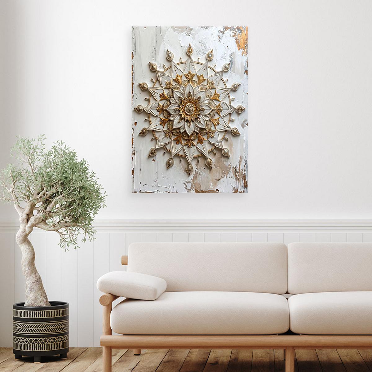 LEINWANDBILD Zen und Orientalisch 40x60cm - Beige, Textil (40/60cm) - Feeby
