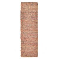 HANDWEBTEPPICH Alm-Freude 70x240 cm - Akaziefarben, Textil (70/240cm) - THEKO