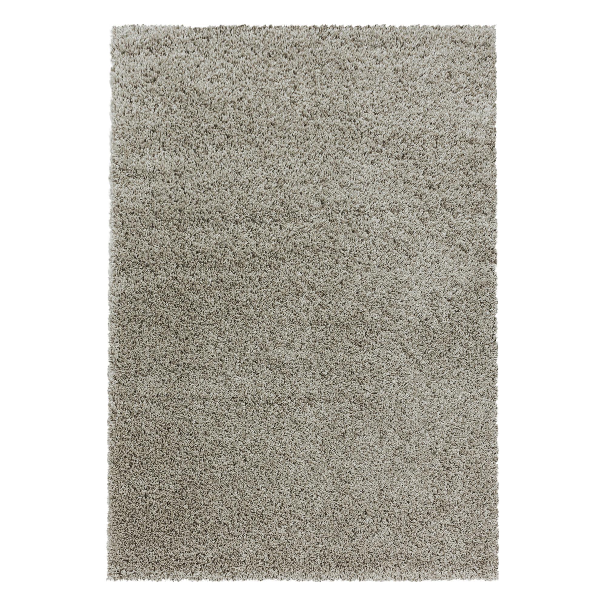 TEPPICH Hochflor SPREE in Natur, einfarbig, 120 x 170 cm - Beige, Textil (170/120cm) - KADIMA DESIGN
