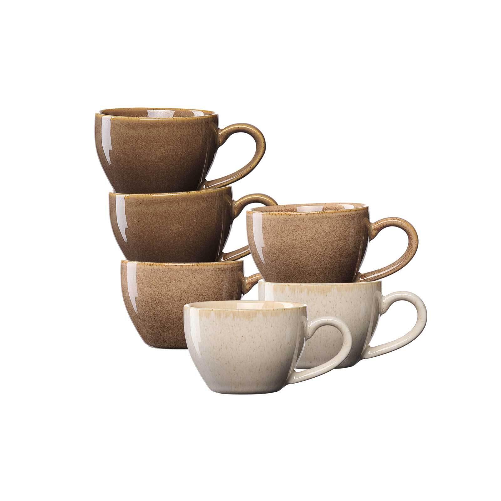 ESPRESSOTASSEN Sahara braun 100 ml 6er Set - Braun, Keramik (0.1L) - Ritzenhoff Breker