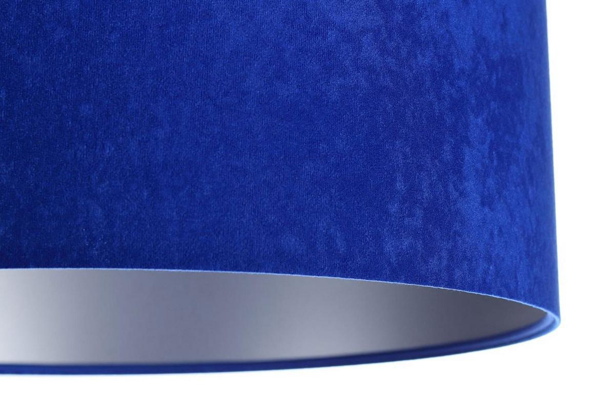 HÄNGELEUCHTE Blau 60/30 cm - Blau/Silberfarben, Kunststoff (60/1.1/30cm) - ONZENO