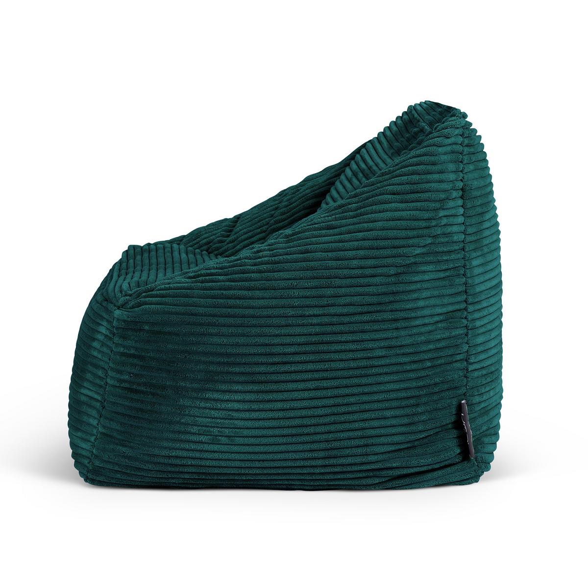 SITZSACK Flauschig für Kinder 2-tlg. - Grün, Textil (55/44/55cm) - icon