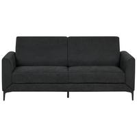 3-SITZER-SOFA schwarz Fenes - Schwarz, Textil (188/90/75cm) - Beliani