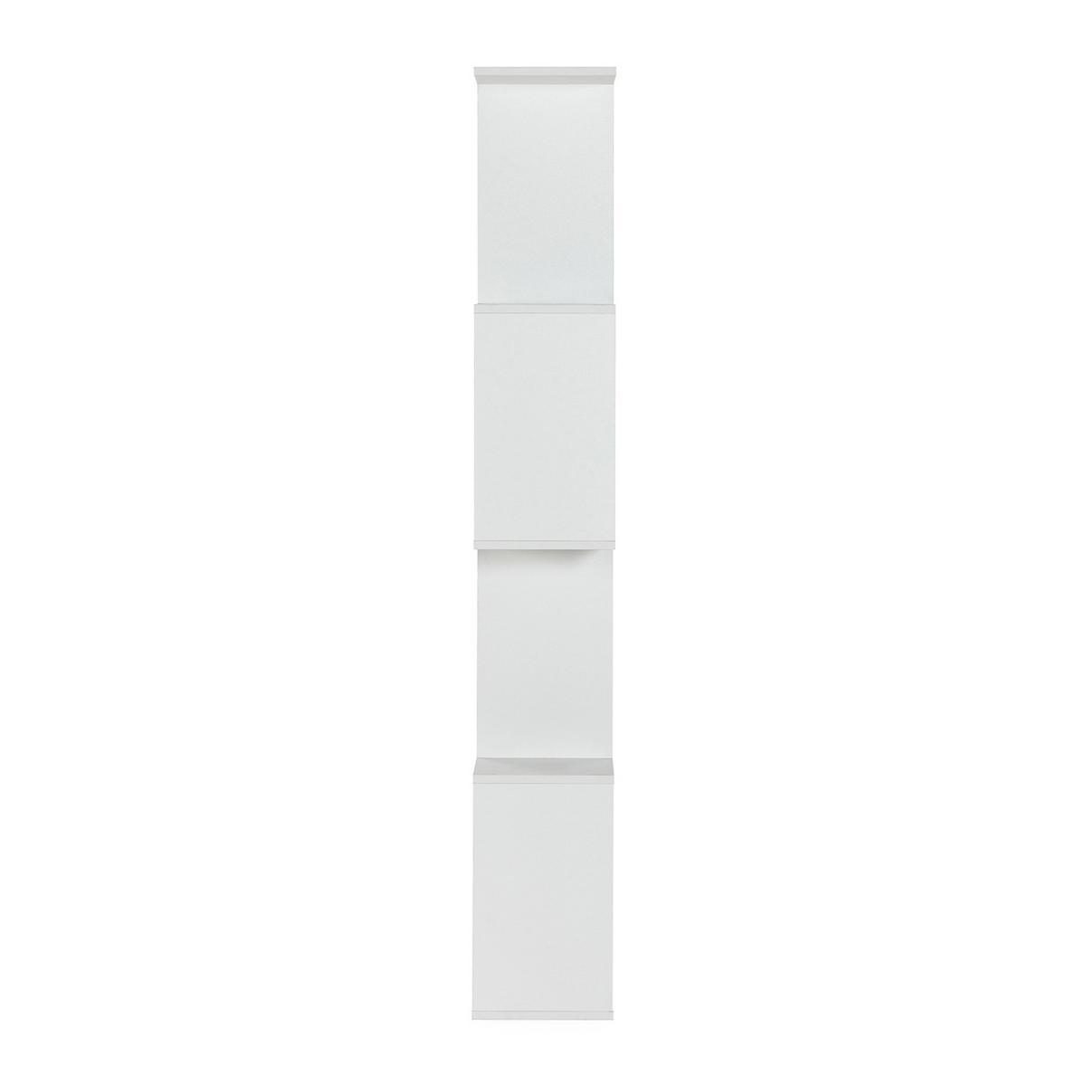 REGAL Nagato 8 fächern weiße Farbe - Weiß, Holzwerkstoff (98/168/25cm) - VS Venta-stock