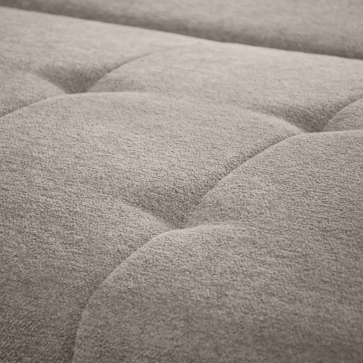 ECKSCHLAFSOFA Dallas mit Bettkasten, 255 cm, Beige, links, Velour-Stoff - Cappuccino, Textil (255/175cm) - Beautysofa