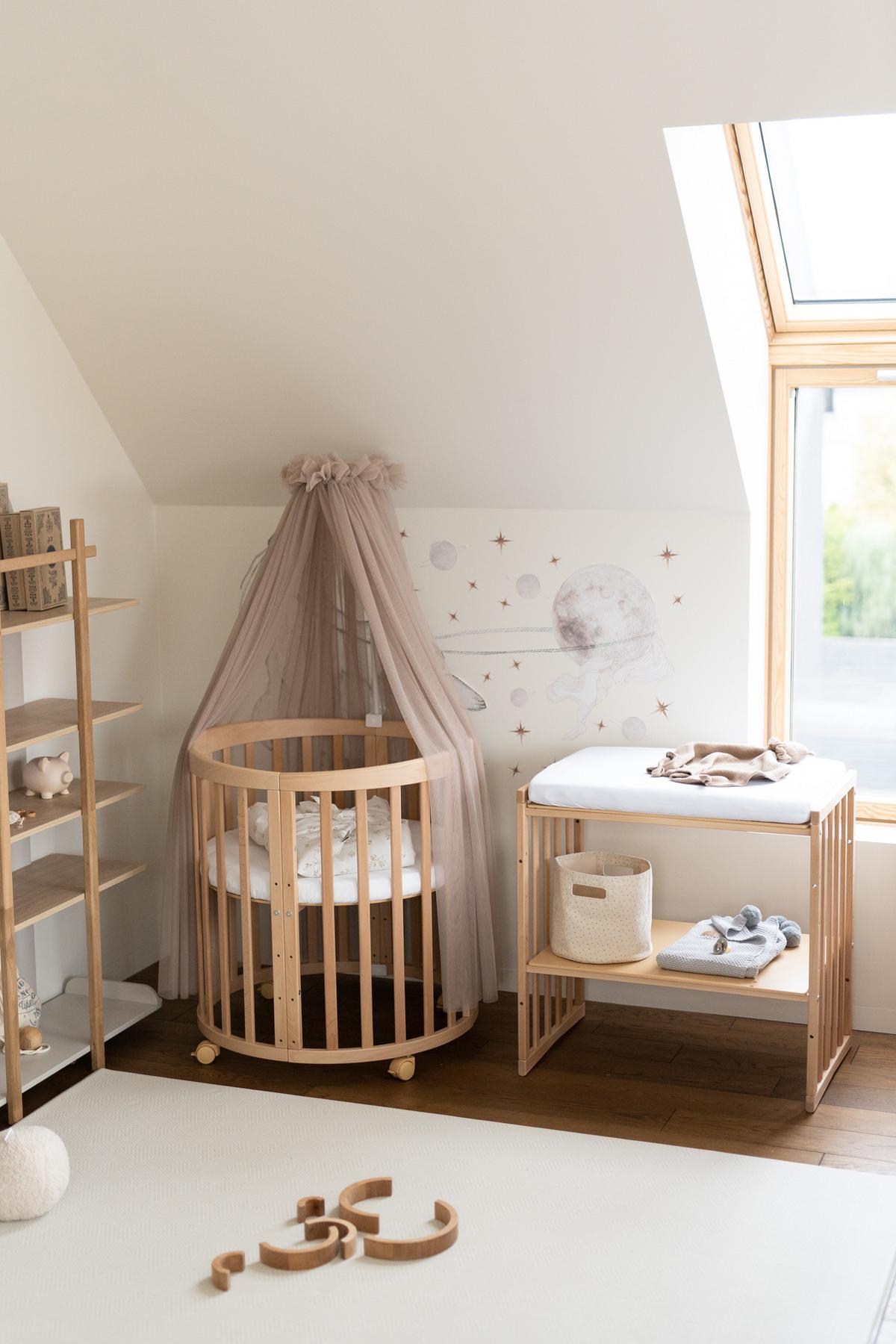 BABY Spannbettlaken Regal 7in1 - Weiß, Textil (50/73cm) - waldin