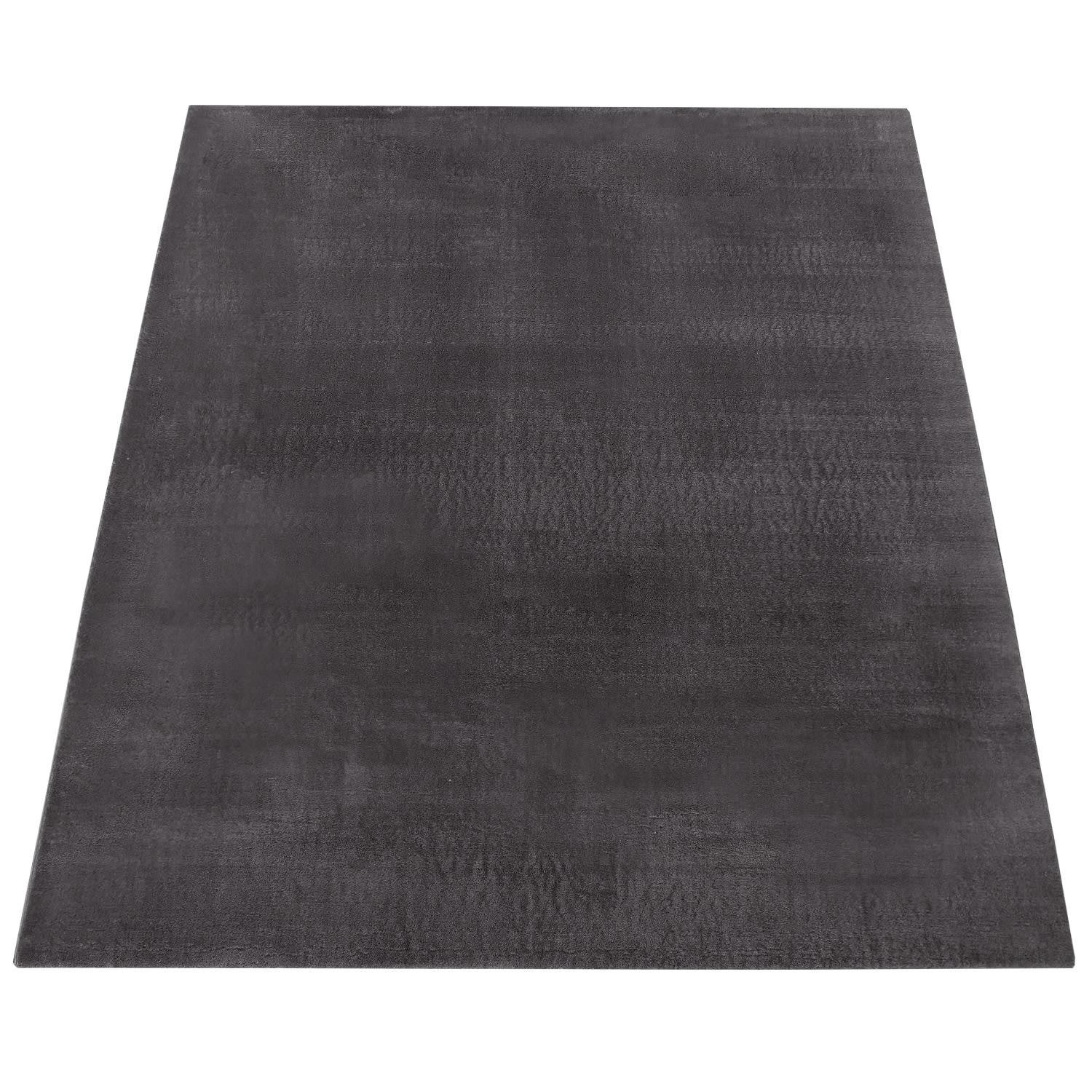 KURZFLORTEPPICH, einfarbig, Anthrazit, 100 x 200 cm - Anthrazit, Textil (100/200cm) - KADIMA DESIGN