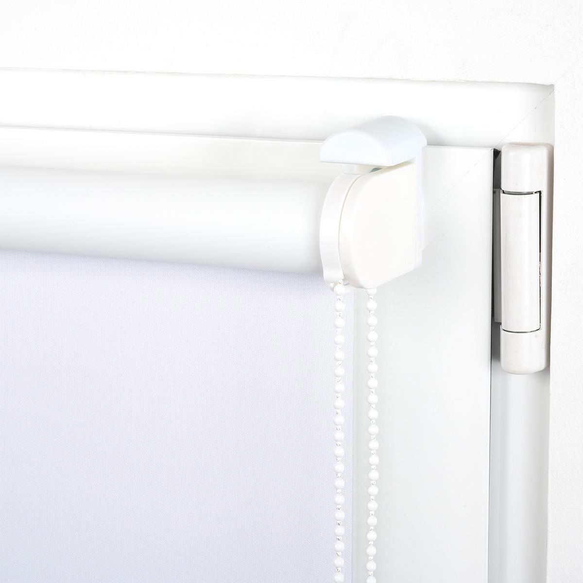 VERDUNKELUNGSROLLO Moon Easyfix Weiß 60x180 - Weiß, Kunststoff (60/180/1cm) - STORESDECO