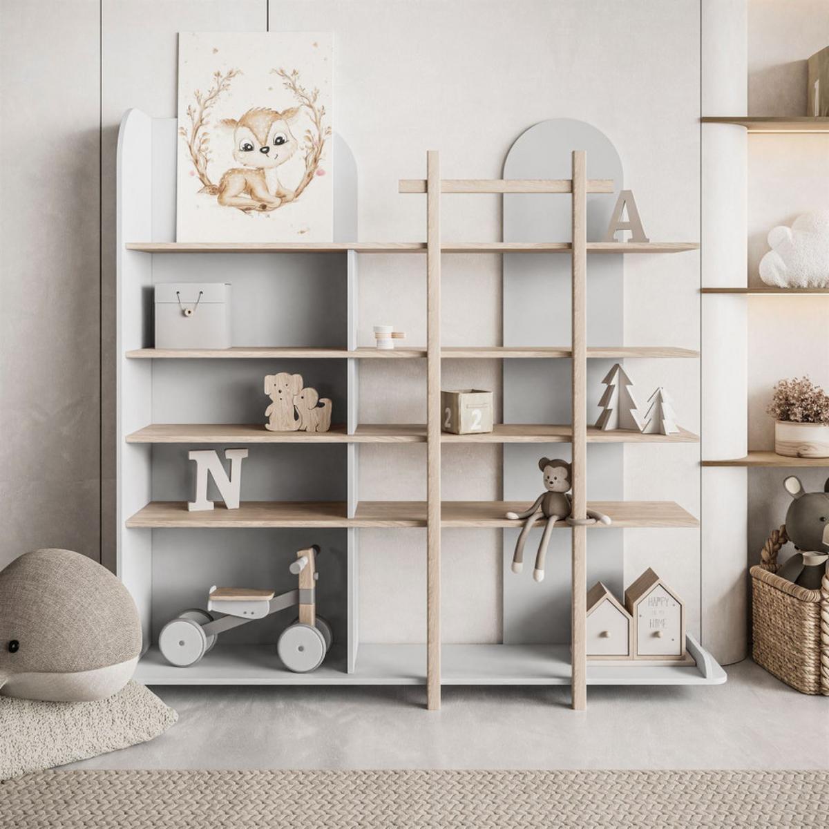 REGAL BLOOM - Kaschmir, Holzwerkstoff (162/160/35cm) - Lookway