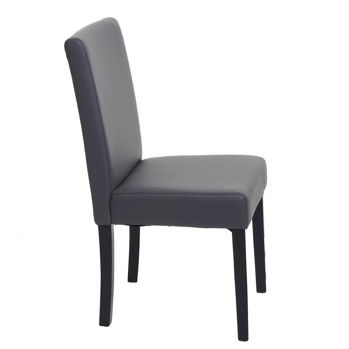 ESSZIMMERSTUHL Grau, Schwarz - Schwarz/Grau, Textil (43/90/56cm) - MCW