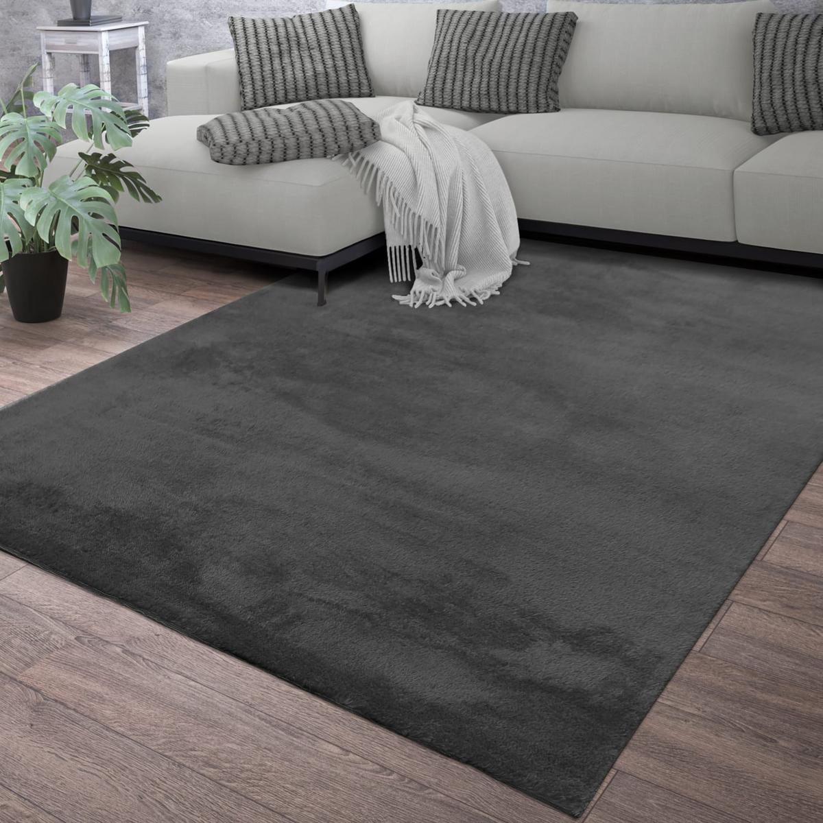 FLACHWEBETEPPICH Anthrazit 240 x 340 cm - Anthrazit, Kunststoff (240/340cm) - TT Home