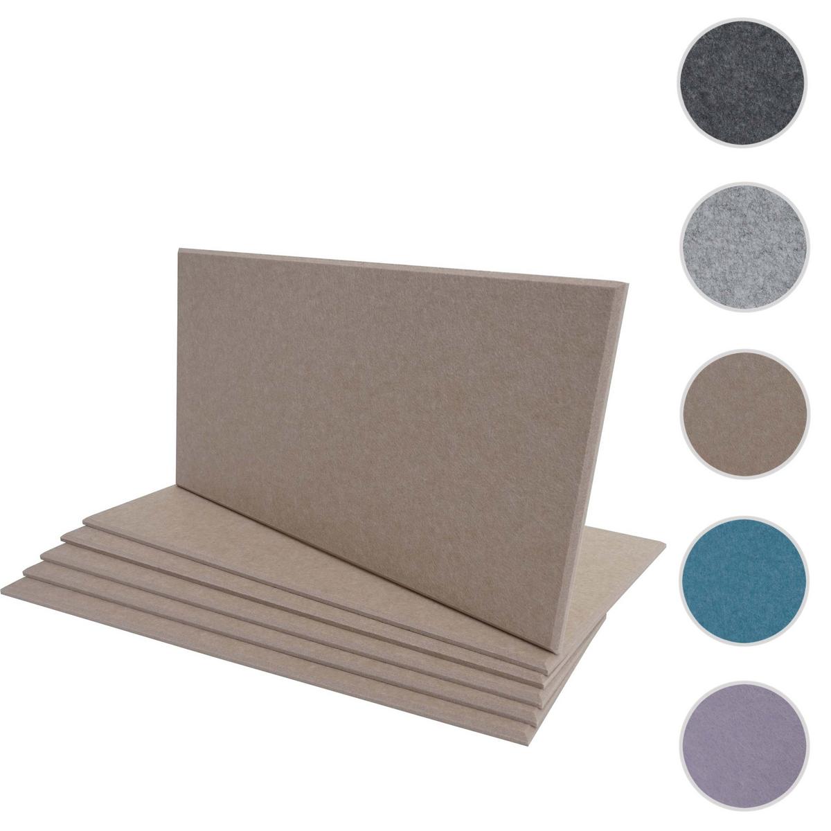 AKUSTIKWANDPANEEL Braun Komplett-Set - Braun, Textil (30/60/1cm) - MCW