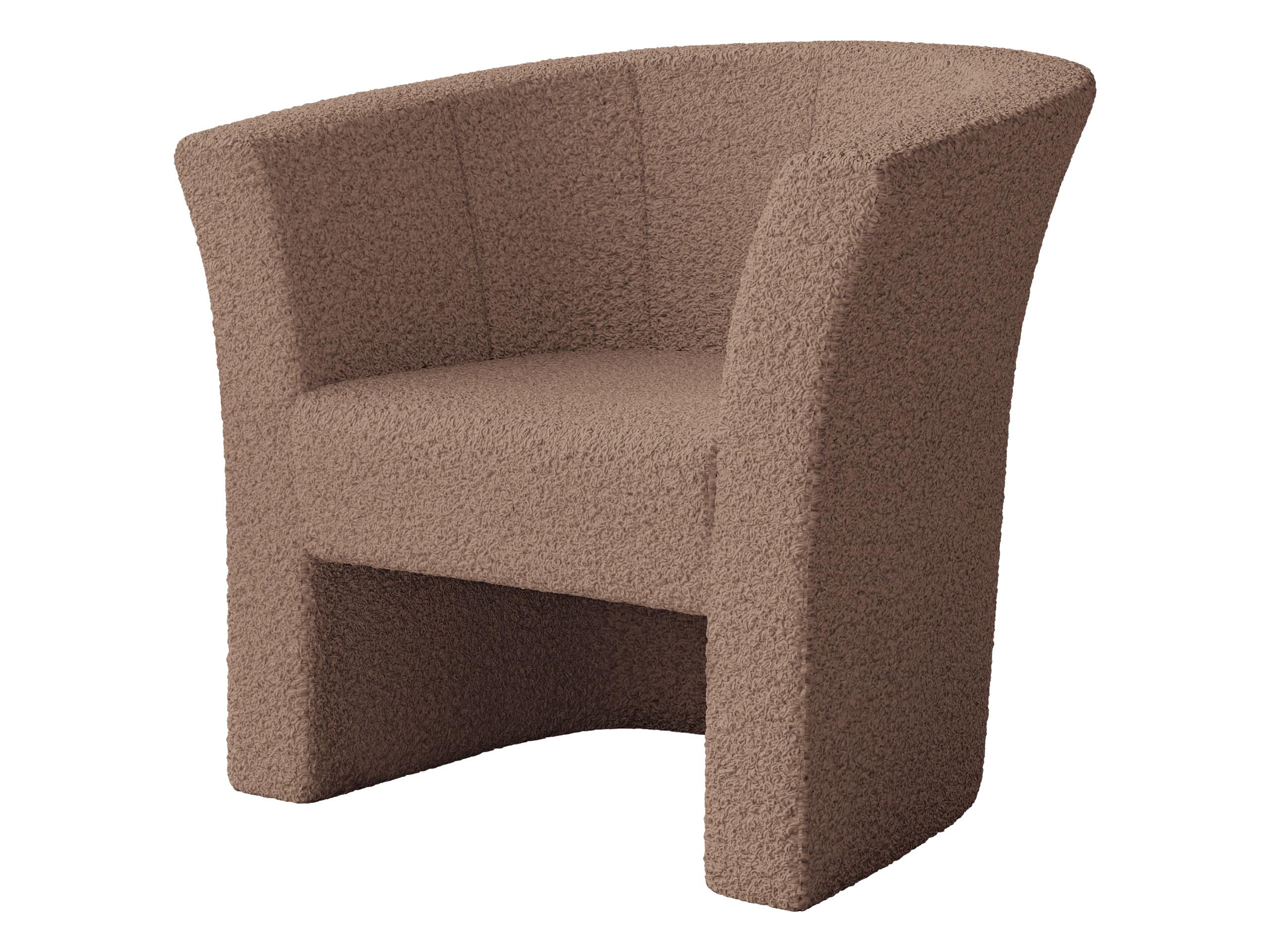 SESSEL Niko Boucle - Schwarz/Rosa, Holzwerkstoff/Kunststoff (71/76/65cm) - MIRJAN24