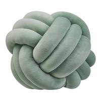 DEKOKISSEN Mintgrün 30/30 cm Malni - Mintgrün, Textil (30/30cm) - Beliani