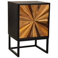 NACHTTISCH aus Holz, schwarz, 40x35x61cm - Schwarz, Holzwerkstoff (40/61/35cm) - Wanderlust
