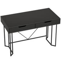 SCHREIBTISCH Spanplatte-Metall Schwarz - Schwarz, Holzwerkstoff/Metall (120/60/77cm) - HOMCOM