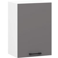 HÄNGESCHRANK Weiß, Graphit Grau 58/40/30 - Graphitfarben/Weiß, Holzwerkstoff (40/58/30cm) - RAUMHIRSCH FURNITURE