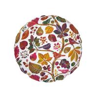 KISSENHÜLLE Rund Zauberwald elfenbein-bunt Baumwolle 80 cm Ø - Ecru/Multicolor, Textil (80/80cm) - beties Heimtextil