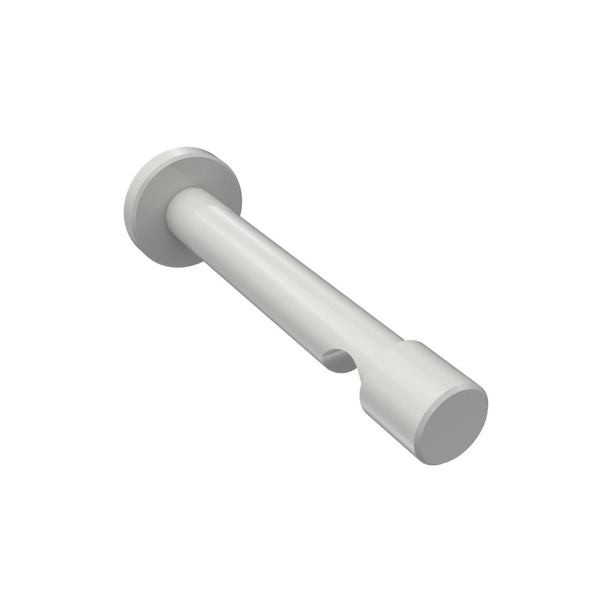 TRÄGER FÜR GARDINENSTANGEN 20 mm Ø, Prestige 1-läufig, Weiß - Weiß, Metall (13.7/4/4cm) - INTERDECO