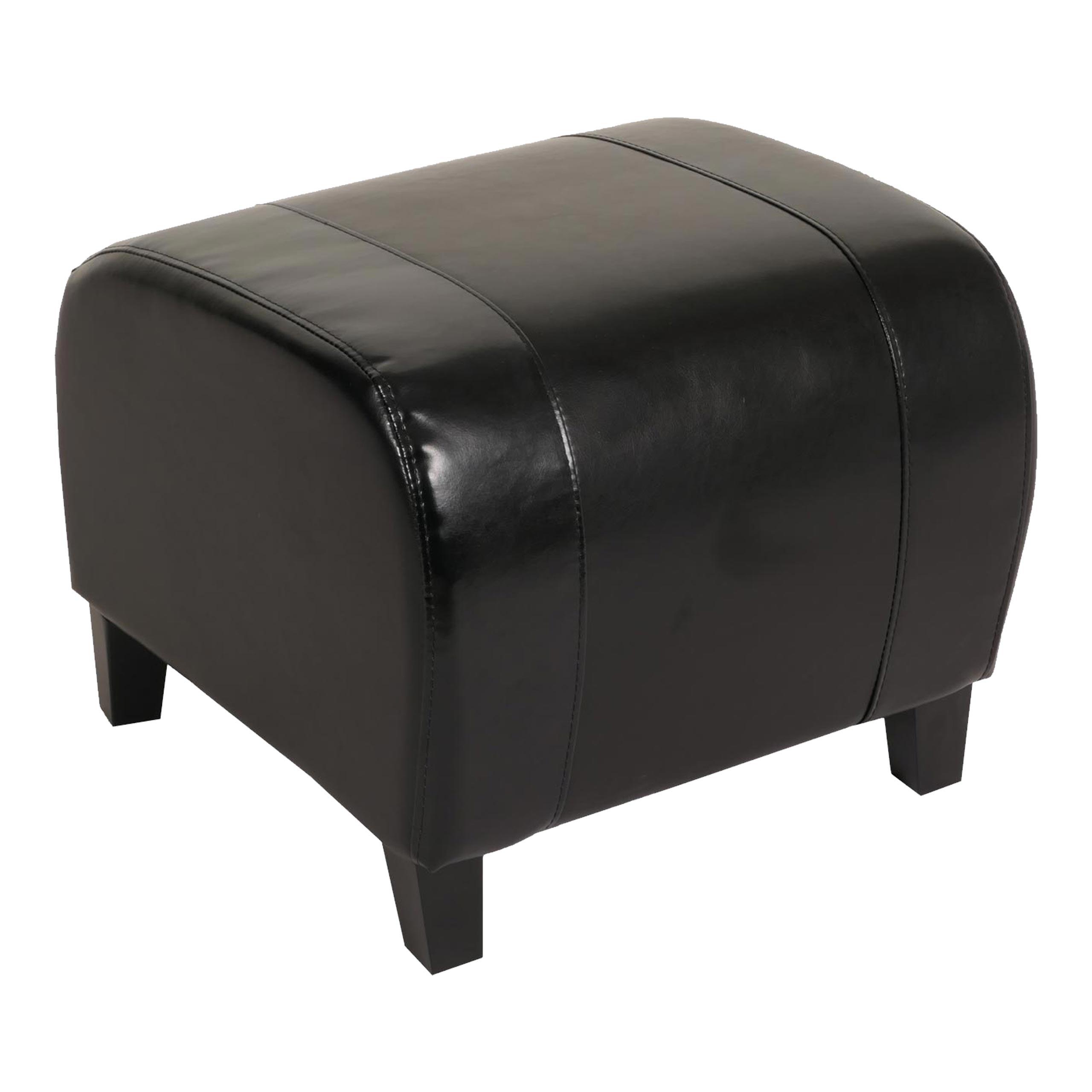 SITZHOCKER Braun - Braun, Leder (45/37/47cm) - MCW