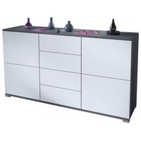 SIDEBOARD Rova Weiß matt - Weiß, Holzwerkstoff (138.5/75.5/35cm) - Vladon
