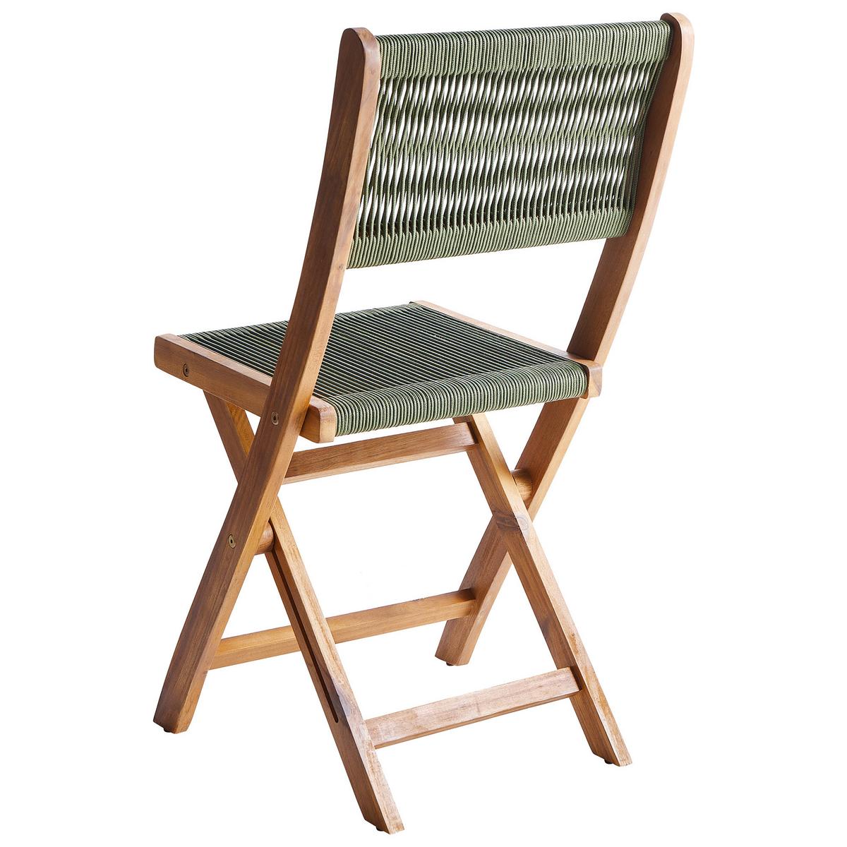 BISTRO-SET 2-Sitzer Grün Prossedi - Hellbraun/Grün, Holz - Beliani