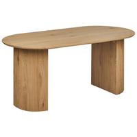 ESSTISCH Hellbraun 180/90 cm Savory - Braun, Holzwerkstoff (180/90/75cm) - Beliani