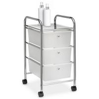 BADROLLWAGEN GINA transparent - Transparent, Kunststoff/Metall (33/64/40cm) - IDIMEX