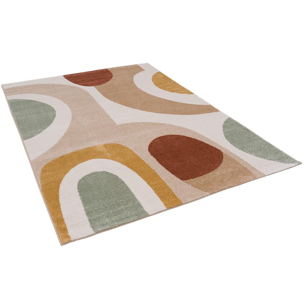 DESIGNER TEPPICH FARO RETRO - Beige, Textil (200/290cm) - Pergamon