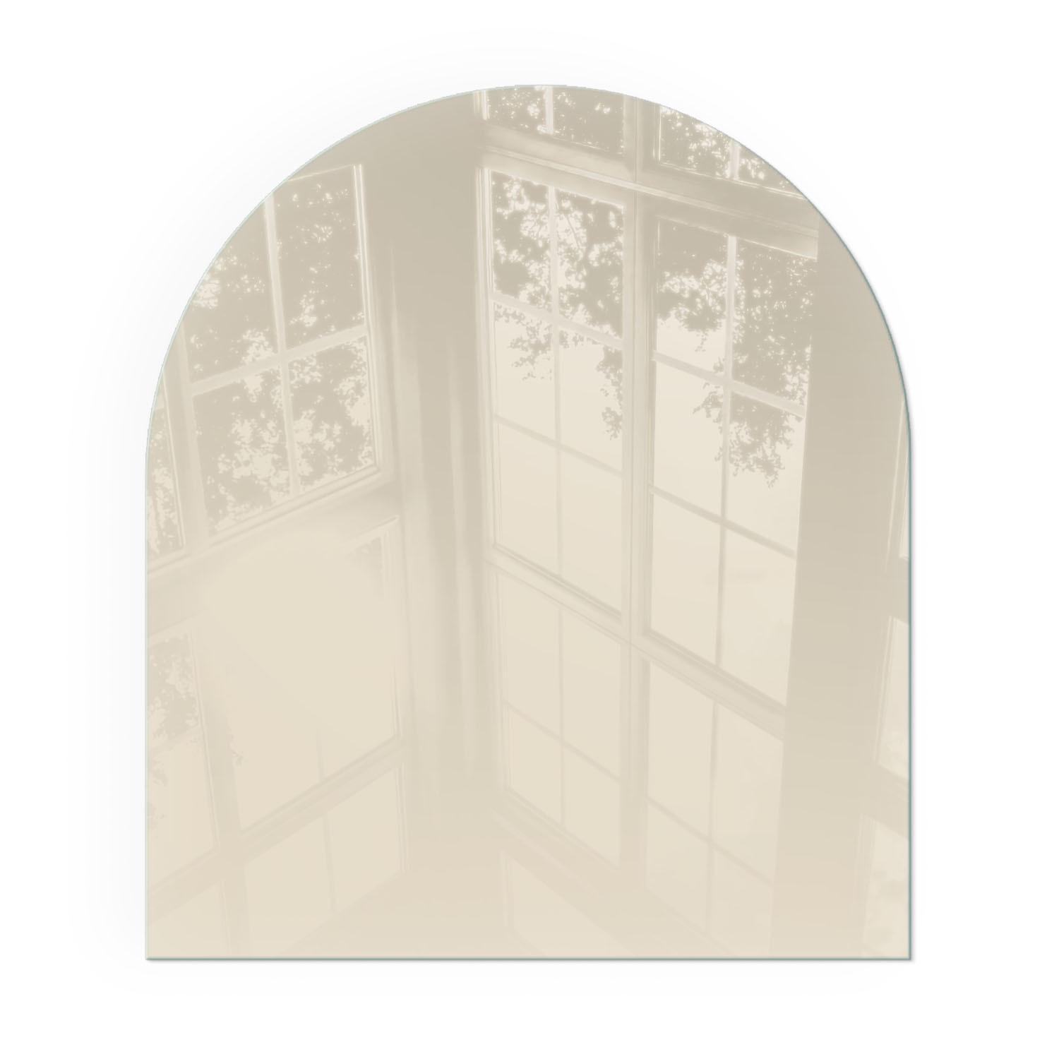 GLASPLATTE für Kamin 80x70 cm - Gelb, Glas (80/70/0.4cm) - TULUP
