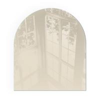 GLASPLATTE für Kamin 80x70 cm - Gelb, Glas (80/70/0.4cm) - TULUP