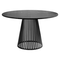 ESSTISCH ausziehbar Cone 100 - Schwarz, Holzwerkstoff/Metall (100/100/76cm) - MIRJAN24
