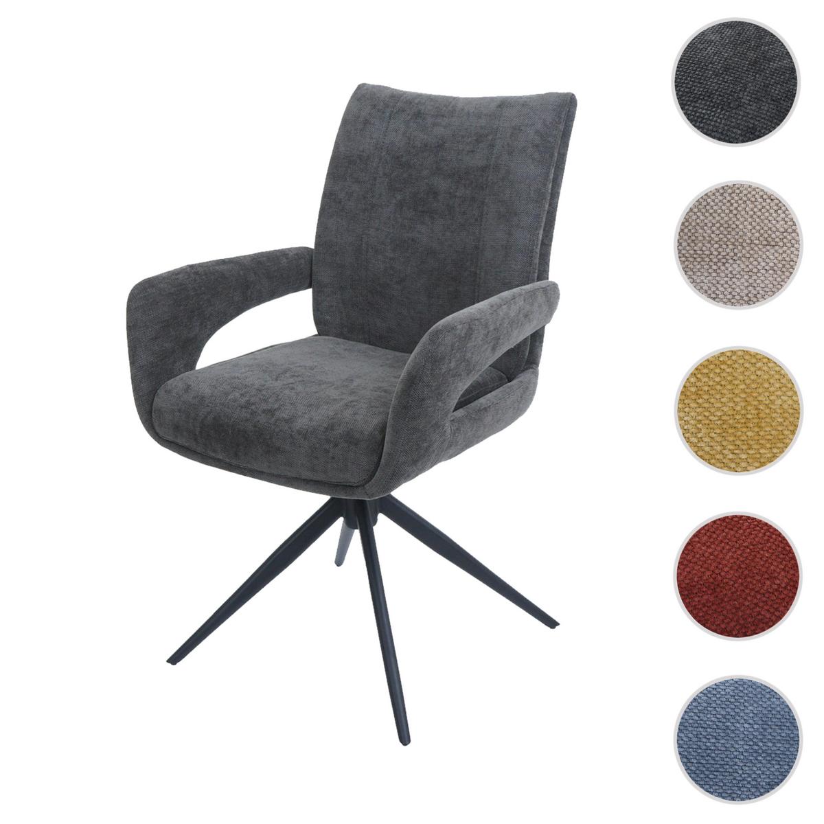 ESSZIMMERSTUHL Grau - Dunkelgrau/Grau, Textil (60/90/60cm) - MCW