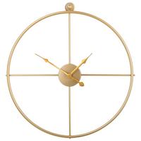 WANDUHR Metall gold Zuchwil - Goldfarben, Metall (50/50/2cm) - Beliani