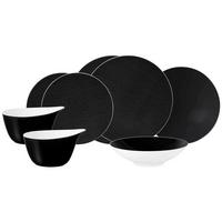 EINSTEIGER-SET Life Fashion Glamorous Black 8-tlg. - Schwarz, Keramik (2/2/2cm) - Seltmann Weiden