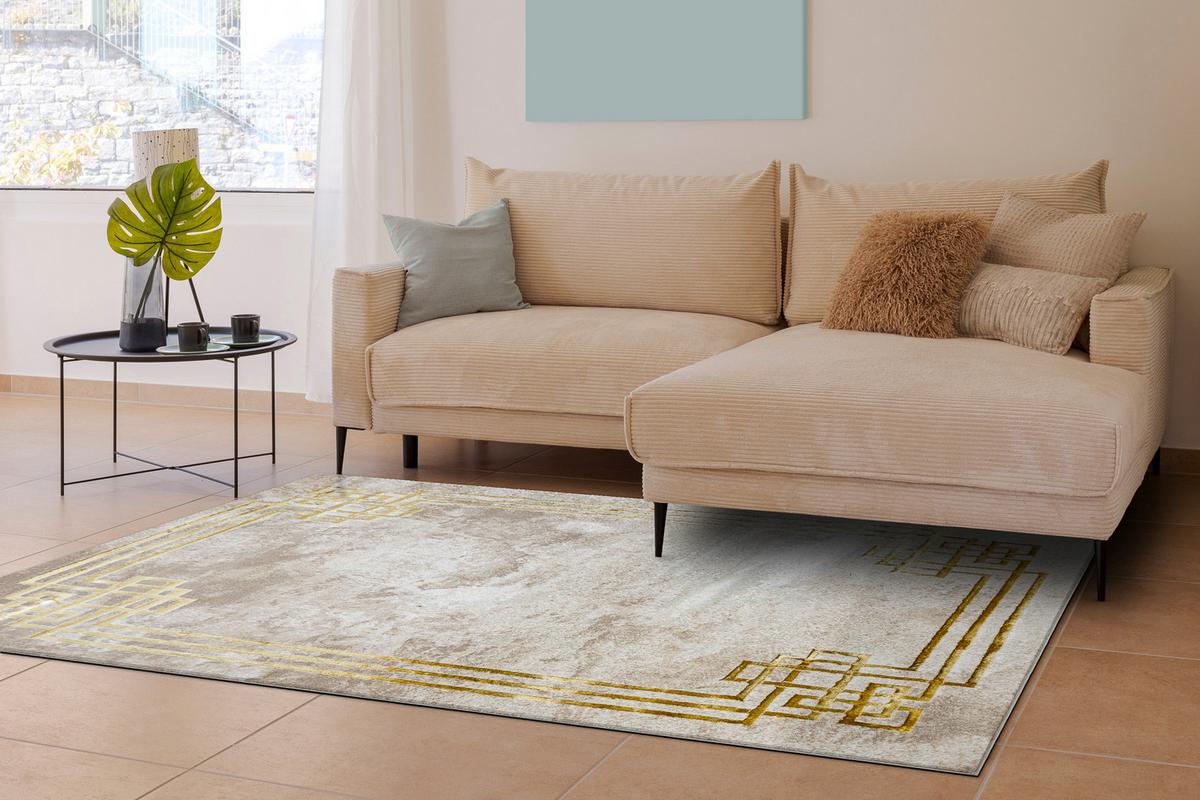 TEPPICH Bliss 140/190 cm - Creme, Textil (140/190cm) - rugsX