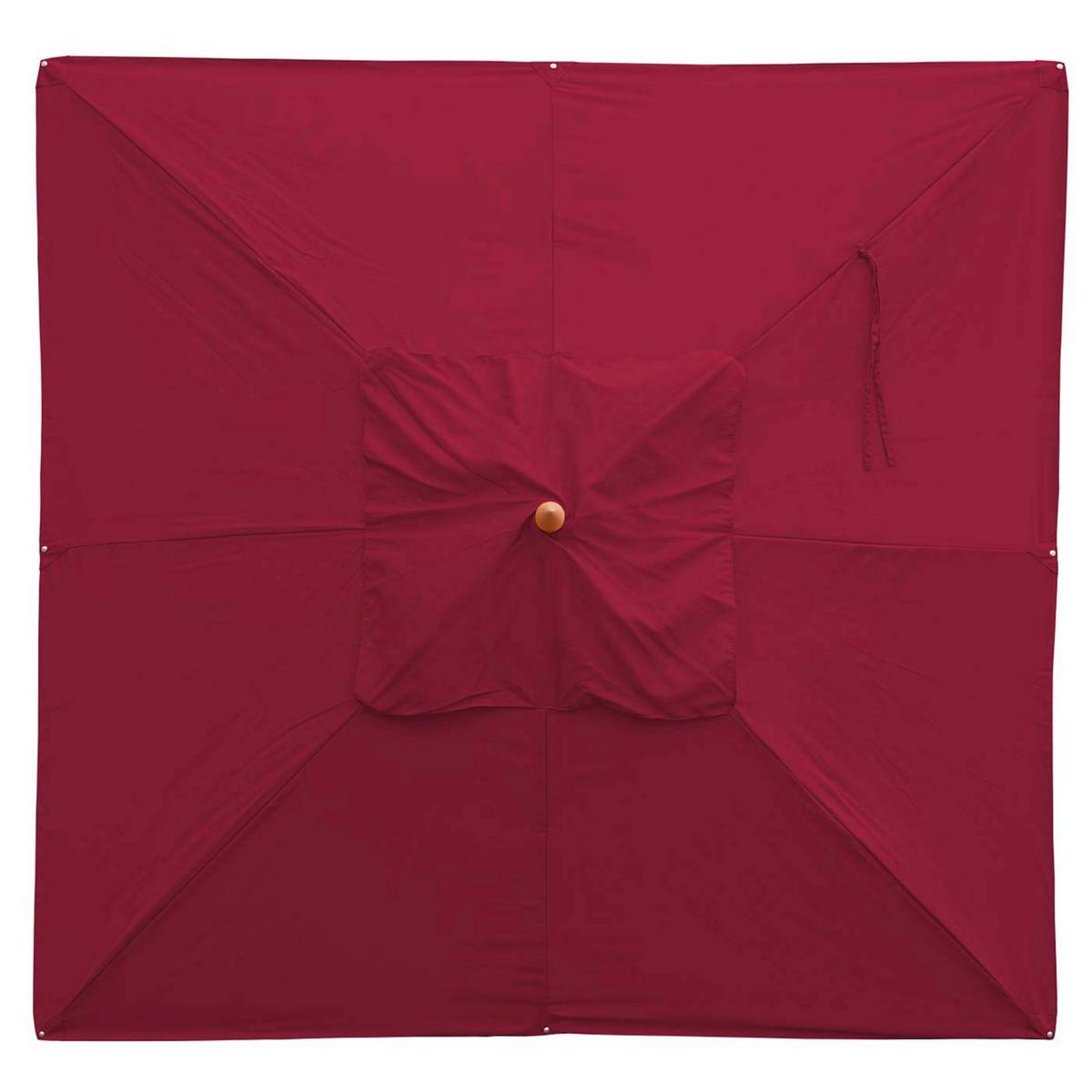 ERSATZ-BEZUG FÜR SCHIRM Bordeaux - Bordeaux, Textil (400/400cm) - MCW