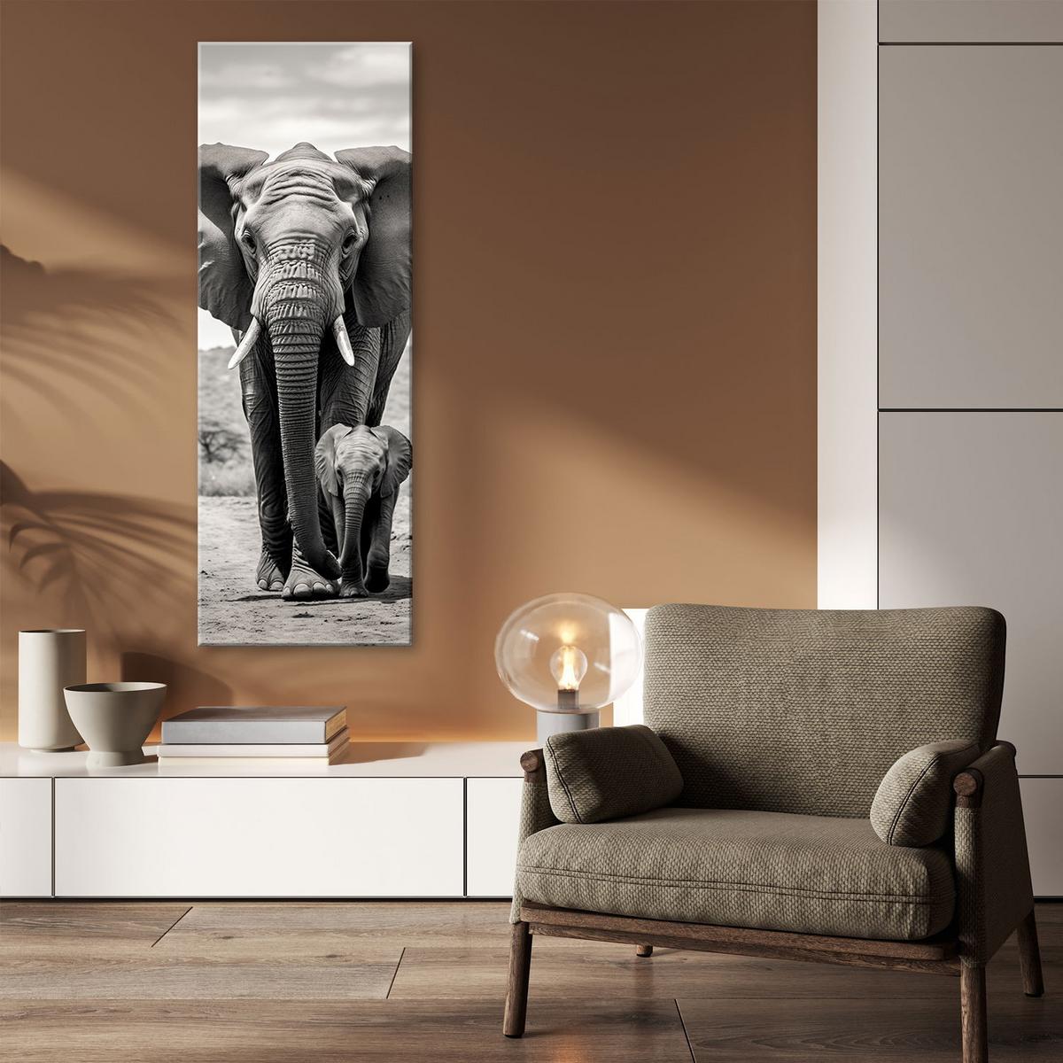 KUNSTDRUCK Grau 30/90 cm - Grau, Textil (30/90cm) - KUNSTLOFT