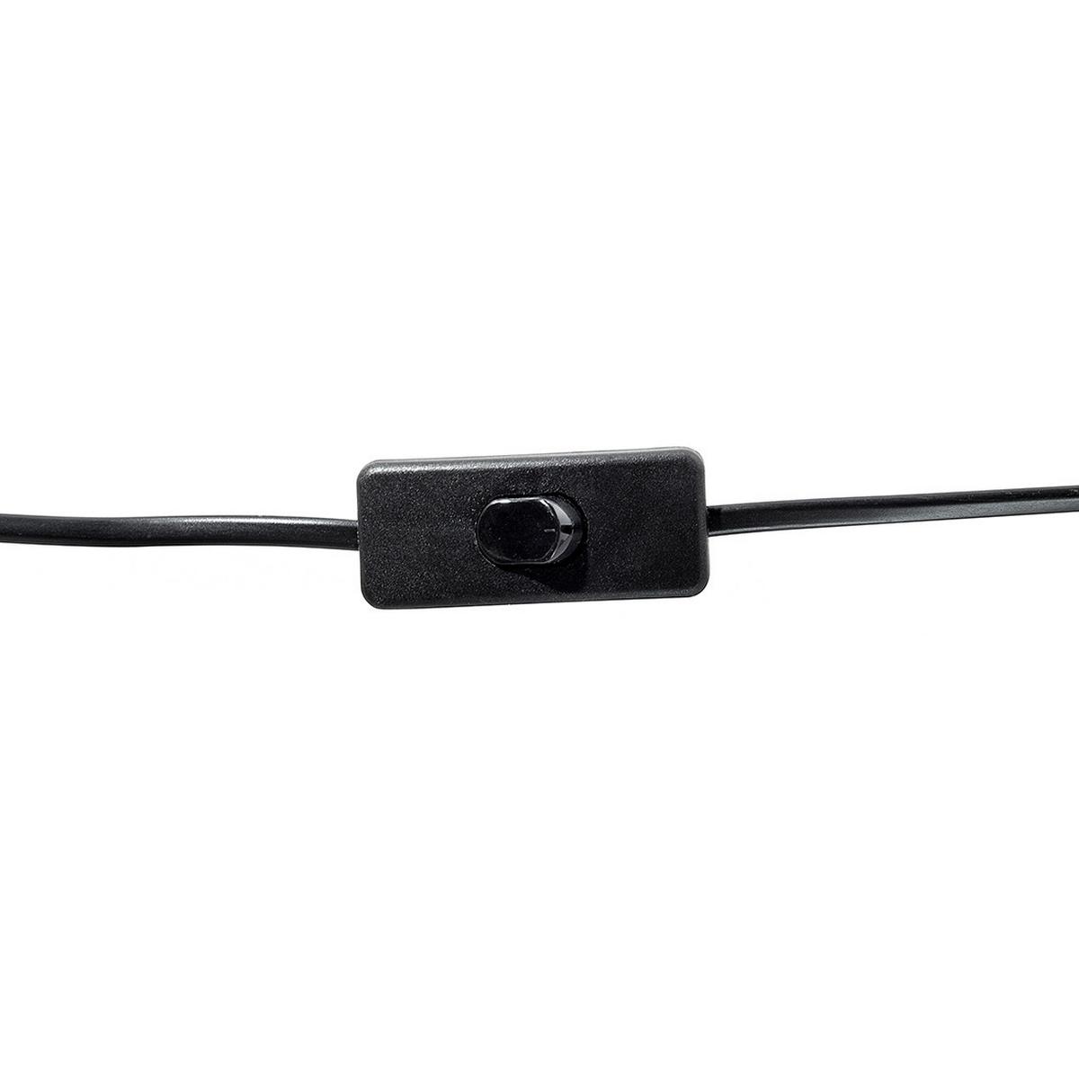 TISCHLAMPE Santee 32/32/60 cm - Schwarz, Keramik (32/32/60cm) - Beliani