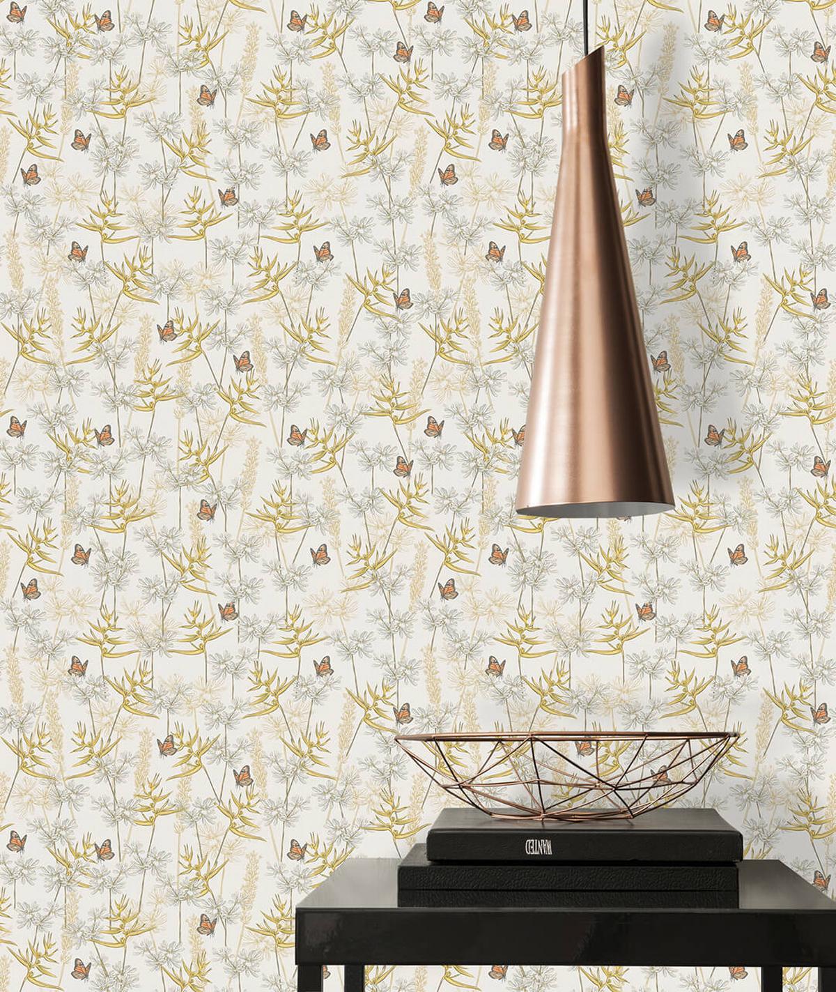 VLIESTAPETE Bunt 53/1005 cm - Weiß, Textil (53/1cm) - KUNSTLOFT