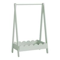 KINDERKLEIDERSTÄNDER Vestnes II. - Mintgrün, Holzwerkstoff (66/99/38cm) - [en.casa]
