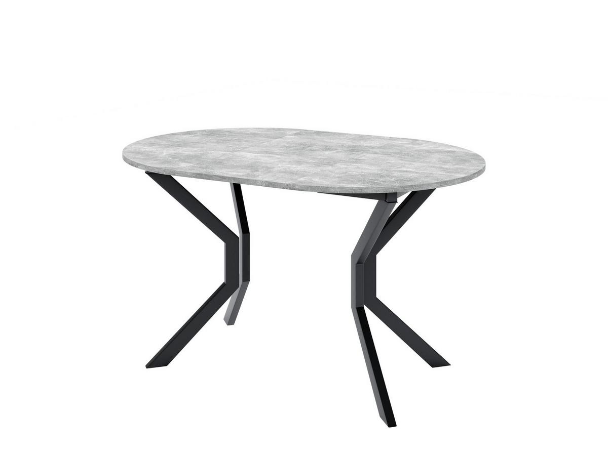 ESSTISCH LUCA M Ausziehbar 90 - 130 / 90 x 77 cm - Schwarz/Grau, Holz (90/90/77cm) - MASSENO