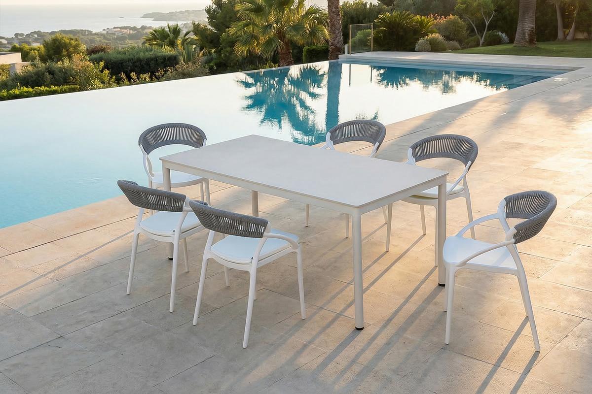 GARTENSTUHL KISO Grau Kunststoff Stapelbar (1er-Set) - Grau, Kunststoff (54/79/58cm) - KAWOLA