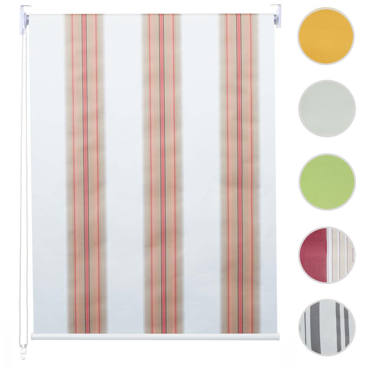ROLLO Weiß, Rot, Beige - Beige/Rot, Textil (90/160/7cm) - MCW