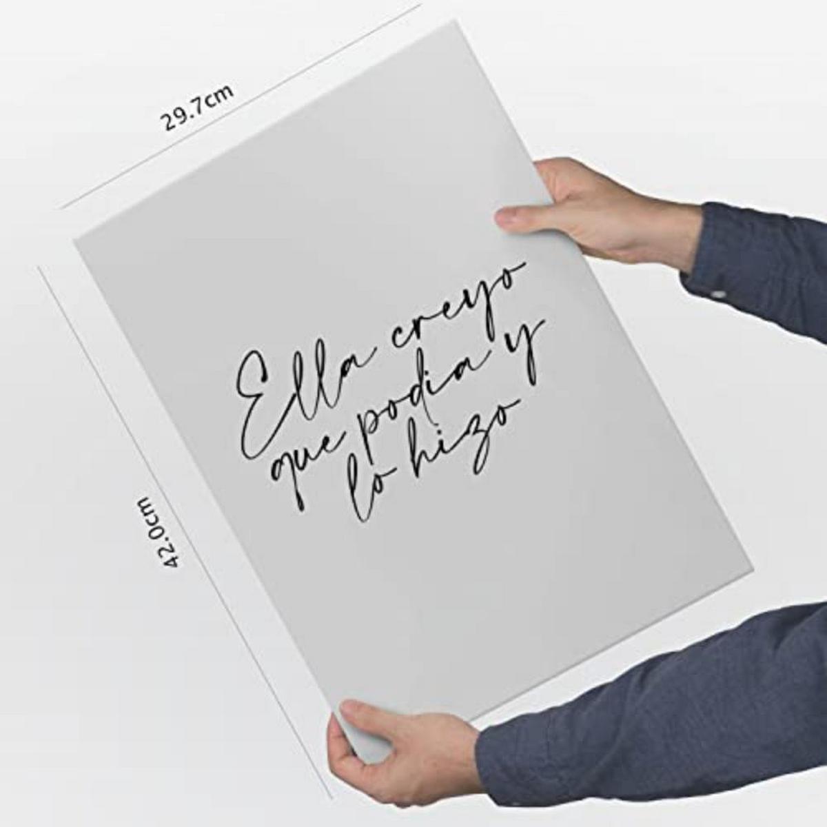 POSTER Set mit 4 Königin TypografieStil A3 Rahmenlos - Klar, Papier (29.7/3cm) - Nacnic