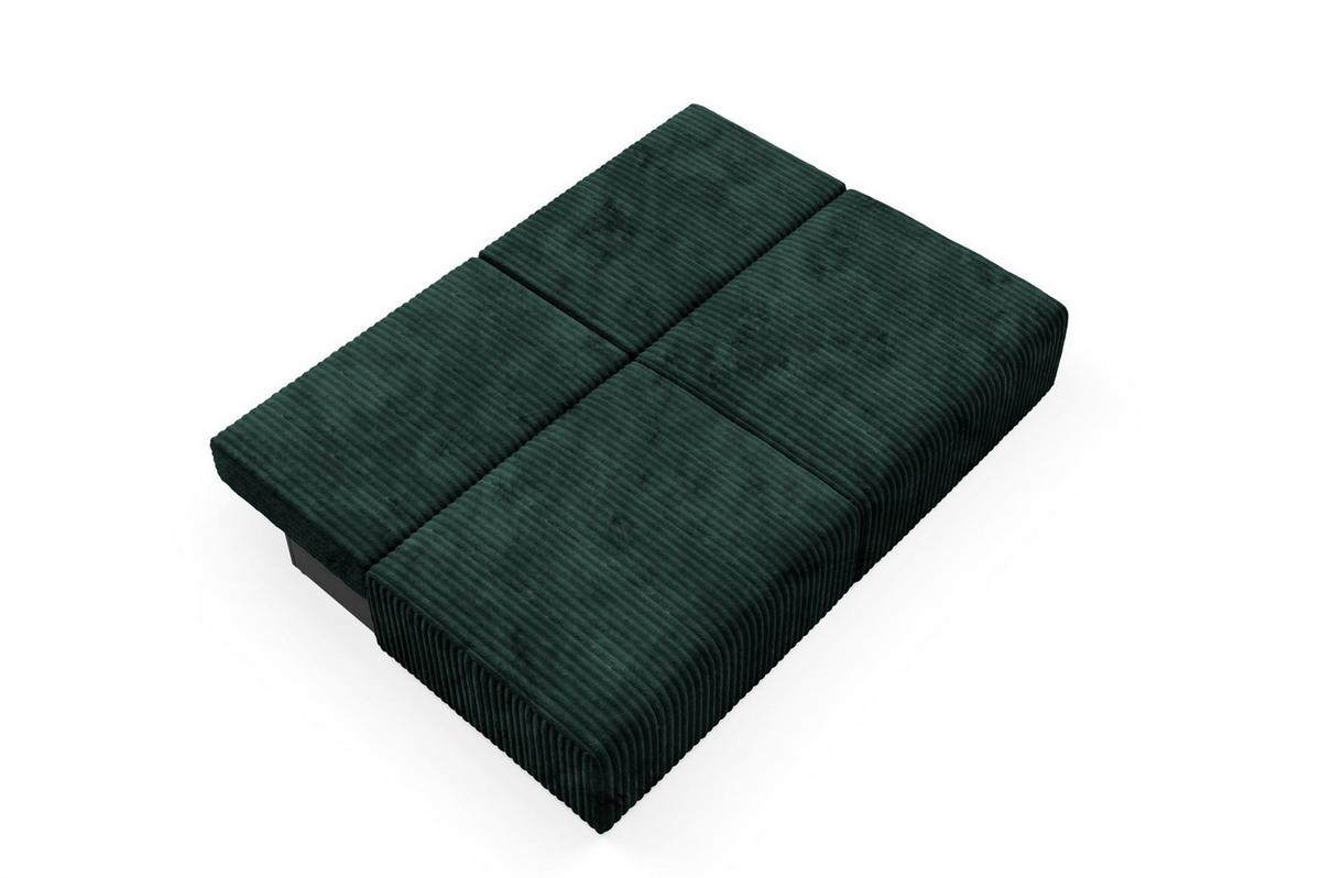 SCHLAFSOFA Natalia Xs - Grün, Holzwerkstoff/Textil (216/85/105cm) - Fun Möbel