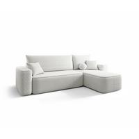 ECKSOFA Agepo Stoff Quelle - Weiß, Holzwerkstoff/Textil (250/150cm) - Fun Möbel